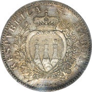 2 Lire obverse image