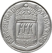 2 Lire Against Hunger in the World obverse image