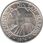 2 Lire Beetle obverse image