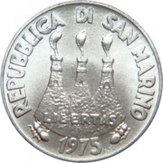 2 Lire Seahorse obverse image
