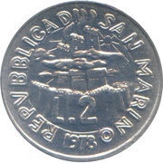 2 Lire Carpenter obverse image