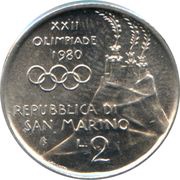 2 Lire Soccer obverse image
