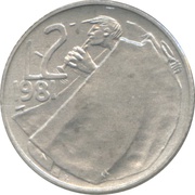 2 Lire, San Marino, 1981 reverse image