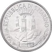 2 Lire Scientific research obverse image