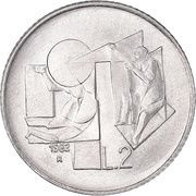 2 Lire Scientific research, San Marino, 1982 reverse image