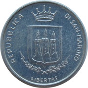 2 Lire Threat of Nuclear War obverse image