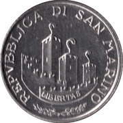 2 Lire Rose obverse image