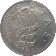 2 Lire Self-Determination of the People obverse image