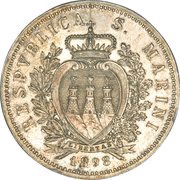 5 Lire obverse image