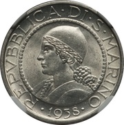 5 Lire obverse image