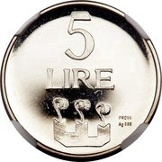 5 Lira Trial Strike reverse image