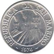 5 Lire Hedgehog obverse image