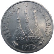 5 Lire European Hedgehog obverse image
