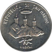 5 Lire Robot Control obverse image