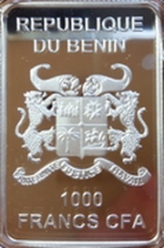 1000 Francs CFA Russian Knight obverse image