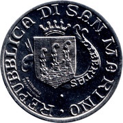 5 Lire Vine Grapes obverse image