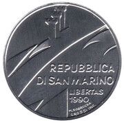 5 Lire The community obverse image