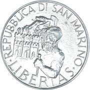 5 Lire Marinus and Saint Leo obverse image