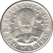 5 Lire Plato obverse image