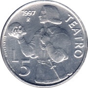 5 Lire Theatre, San Marino, 1997 reverse image