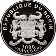 1000 Francs CFA Year of the Goat obverse image