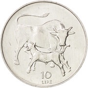 10 Lire, San Marino, 1972 reverse image
