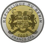1000 Francs CFA Krugerrand obverse image