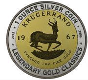 1000 Francs CFA Krugerrand reverse image