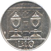 10 Lire Ballot Box, San Marino, 1979 reverse image