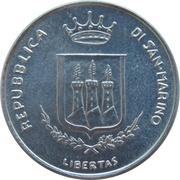 10 Lire Threat of Nuclear War obverse image