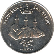10 Lire Radio Telescope obverse image