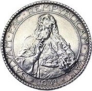 20 Lire Prova, San Marino, 1932 reverse image