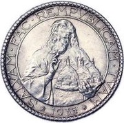 20 Lire Prova, San Marino, 1933-1935 reverse image