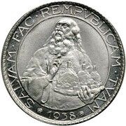20 Lire Pattern reverse image