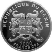 1000 Francs CFA Elephant obverse image