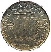 20 Lire Drug Prevention obverse image