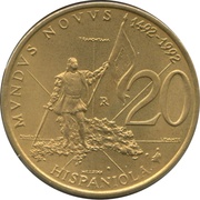 20 Lire, San Marino, 1992 reverse image