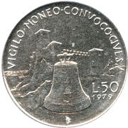 50 Lire reverse image