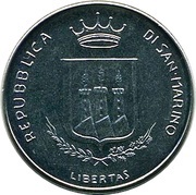 50 Lire Threat of Nuclear War obverse image