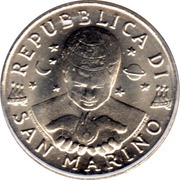 50 Lire Rene Descartes obverse image