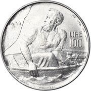 100 Lire, San Marino, 1972 reverse image