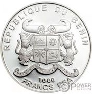 1000 Francs CFA Peace and Love obverse image