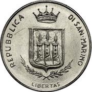 100 Lire Threat of Nuclear War obverse image