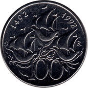 100 Lire, San Marino, 1992 reverse image