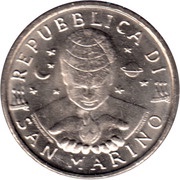 100 Lire Physics obverse image