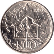 100 Lire Ecology reverse image