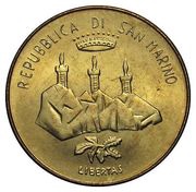 200 Lire Hand with Transistor obverse image