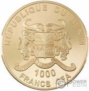1000 Francs CFA Cannabis Sativa obverse image