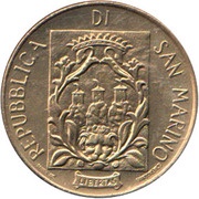 200 Lire Terza Torre obverse image