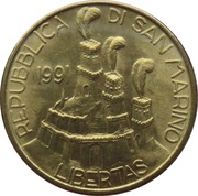 200 Lire First coin obverse image